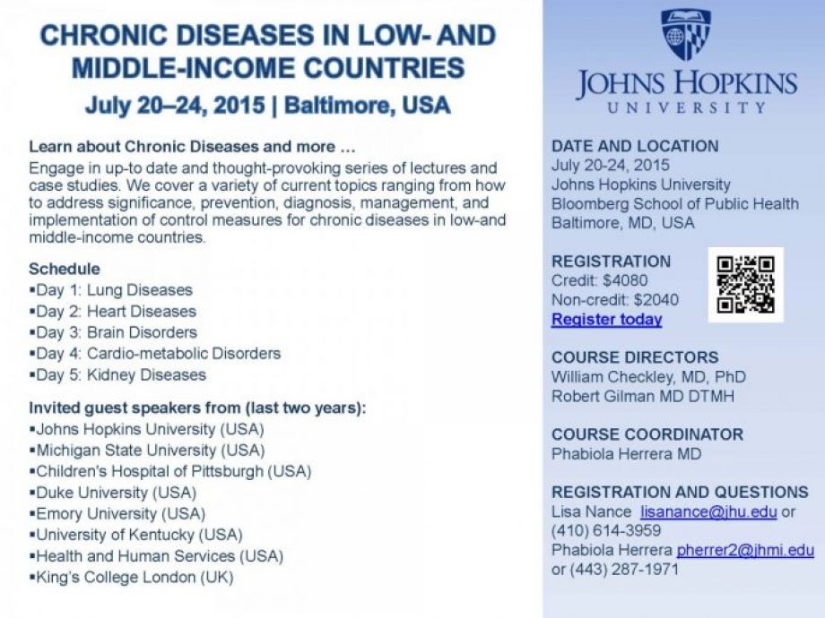 Flyer LMIC Chronic Disease Course 3-2-15