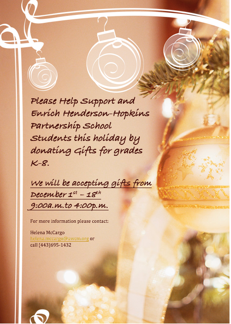 holiday gift drive