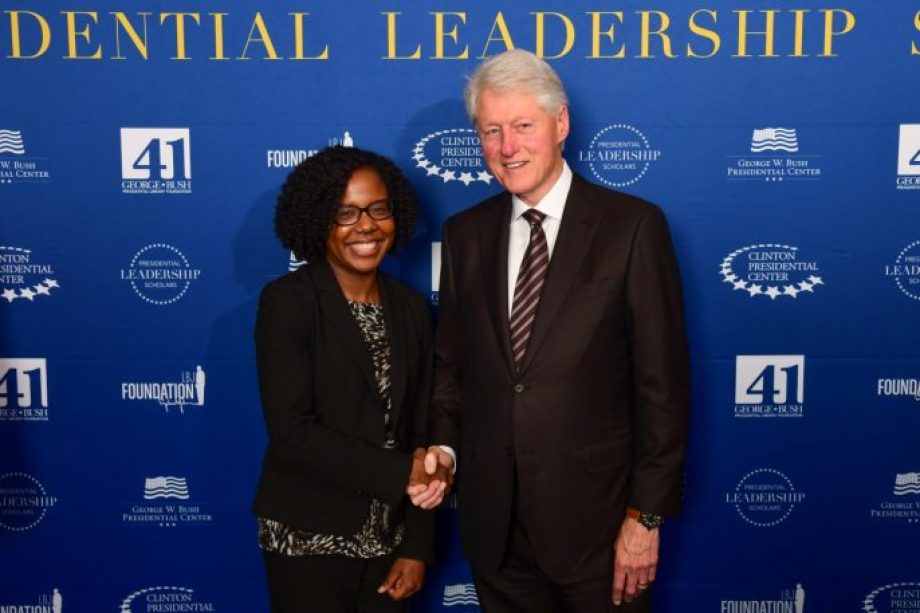 Photo with president clinton