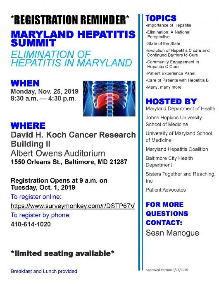 Hepatitis summit flyer updated-direct registration